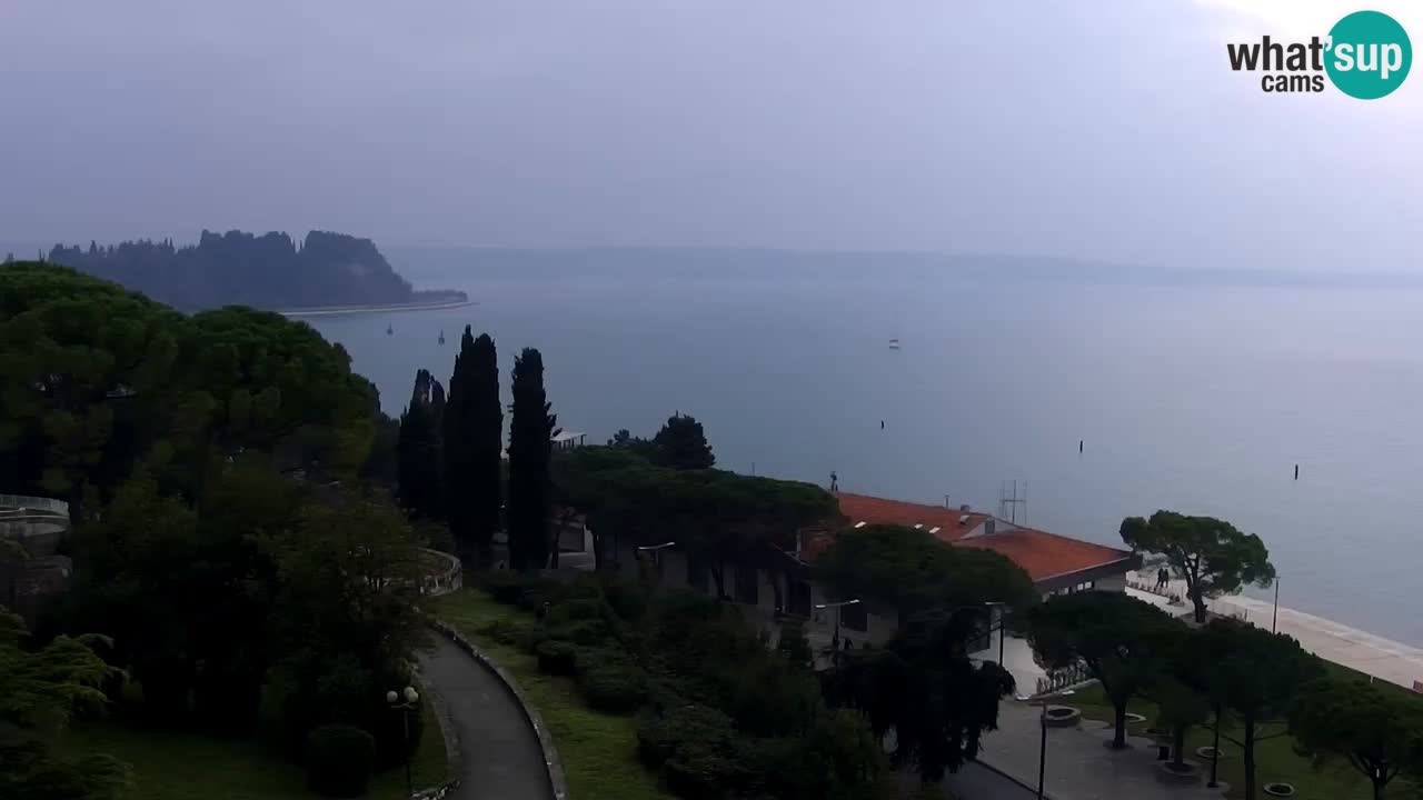 Webcam spiaggia Portorose – Vista dal ristorante Bungalow