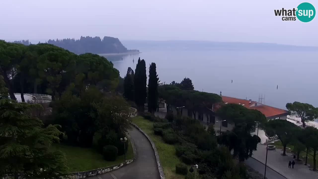 Webcam spiaggia Portorose – Vista dal ristorante Bungalow