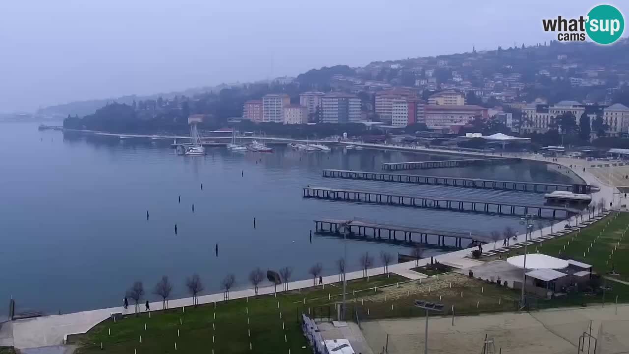 Webcam spiaggia Portorose – Vista dal ristorante Bungalow