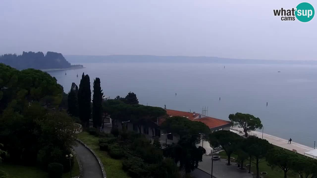 Webcam spiaggia Portorose – Vista dal ristorante Bungalow