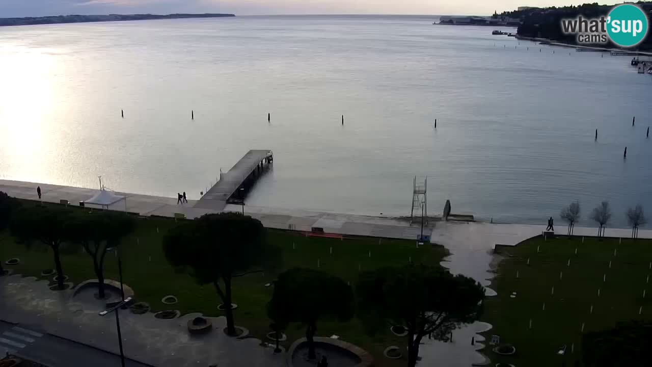 Webcam Plage Portorož – Bungalow