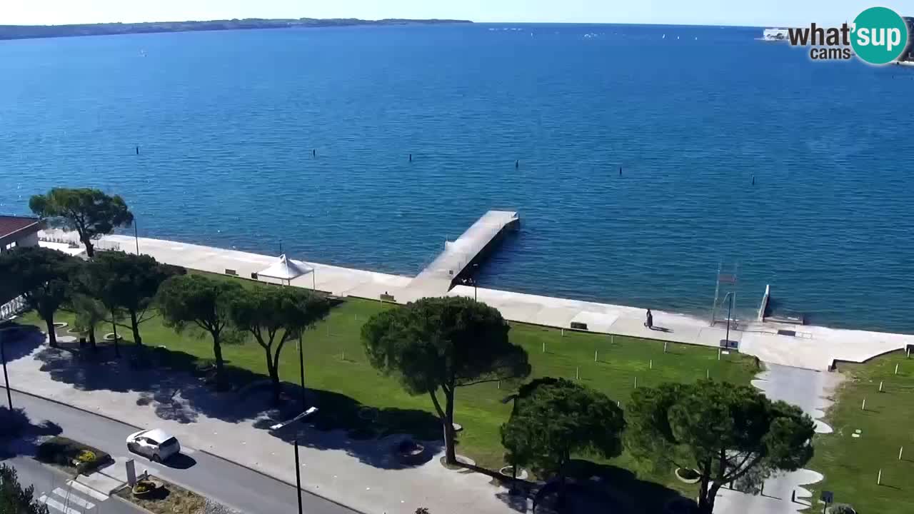 Webcam Playa Portorož – Bungalow