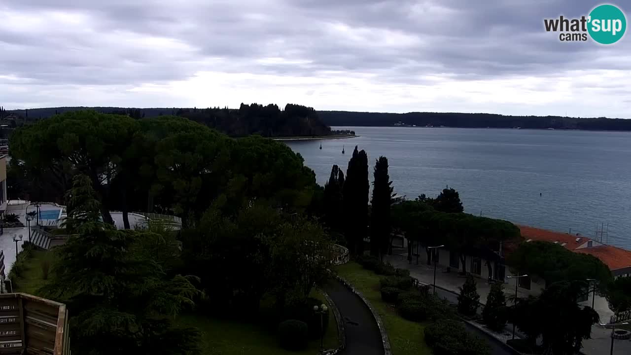 Webcam Portorož Panoramic view from Casino Portoroz