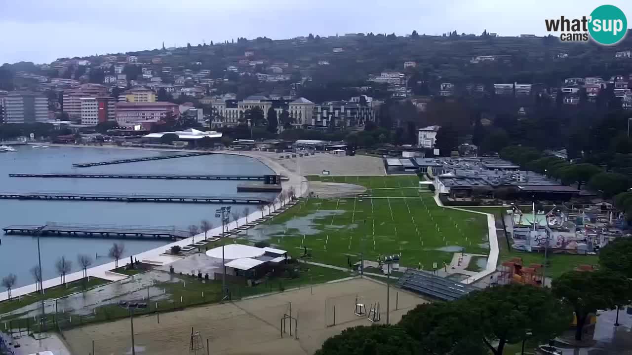 Webcam Live Portorož Strand – Bungalow