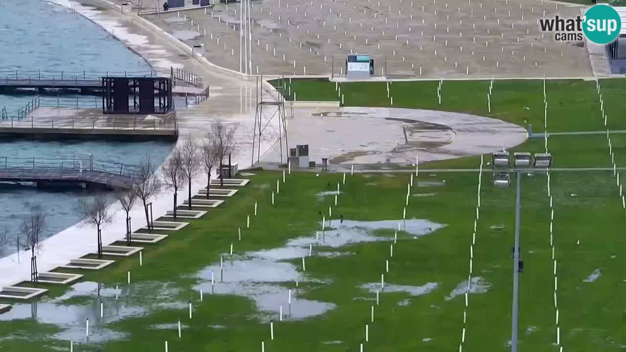 Spletna kamera Portorož plaža – Pogled z restavracije Bungalow