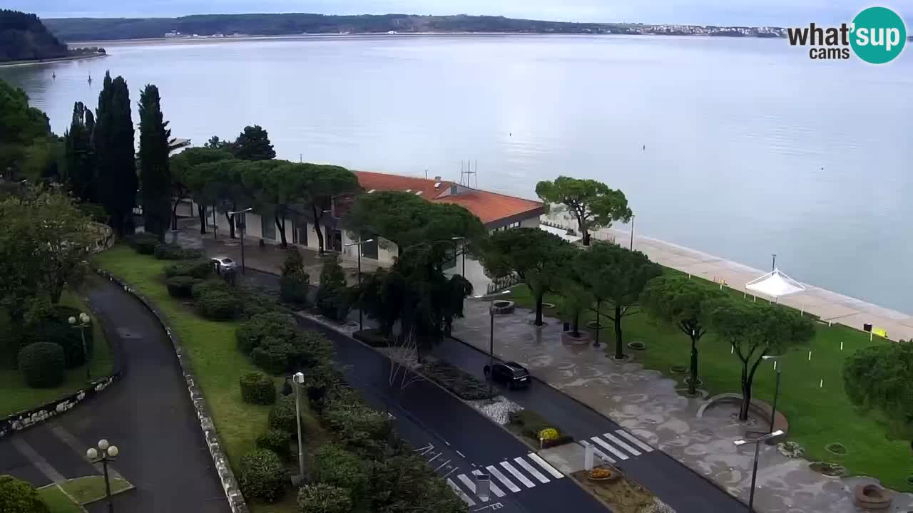 Webcam spiaggia Portorose – Vista dal ristorante Bungalow