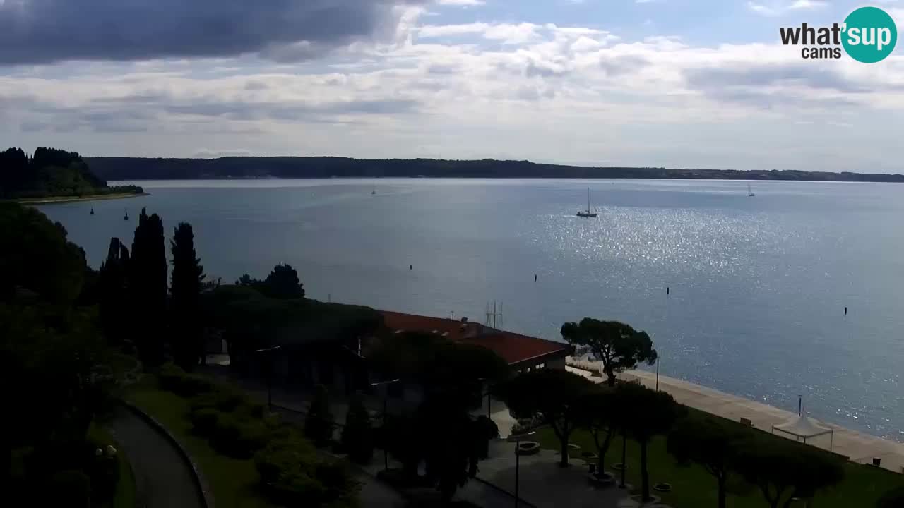 Webcam spiaggia Portorose – Vista dal ristorante Bungalow