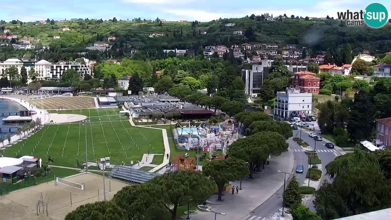 Web kamera Portorož plaža