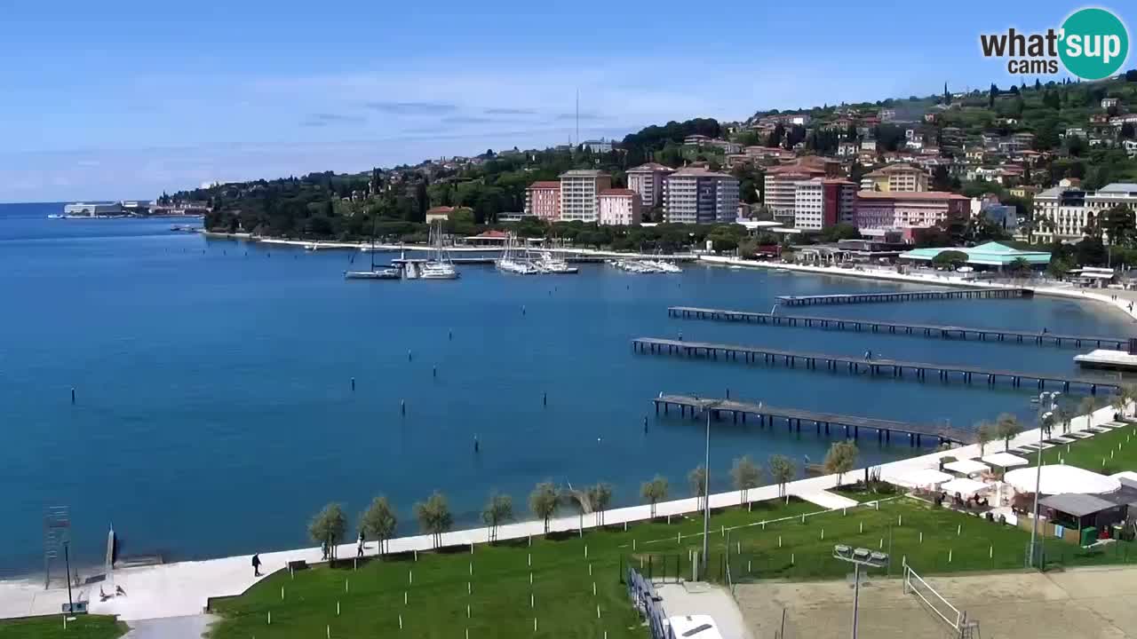 Portorož – panorama webcam