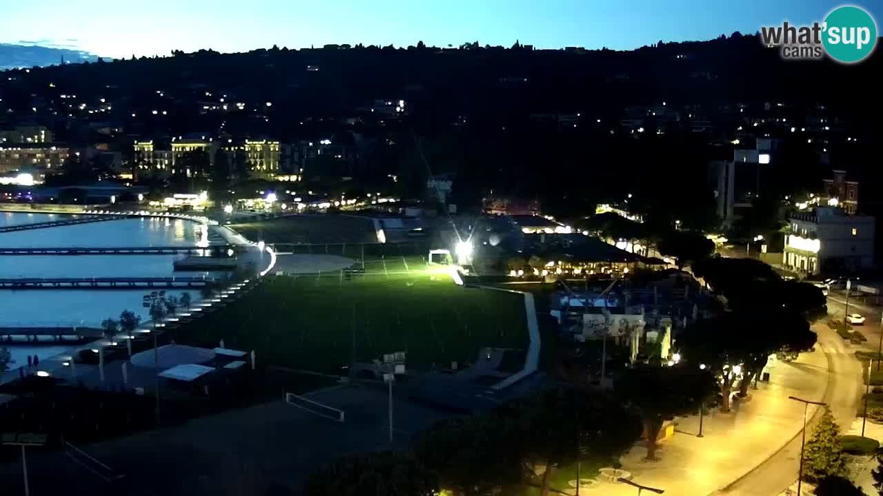Webcam Plage Portorož – Bungalow