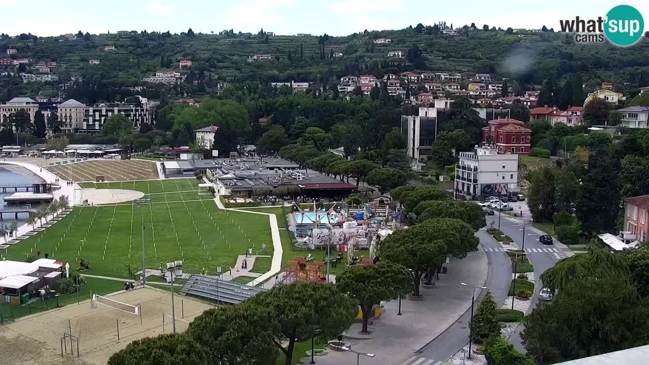 Webcam Playa Portorož – Bungalow