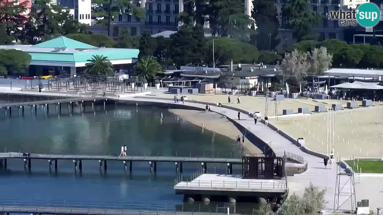 Webcam Live Portorož Strand – Bungalow