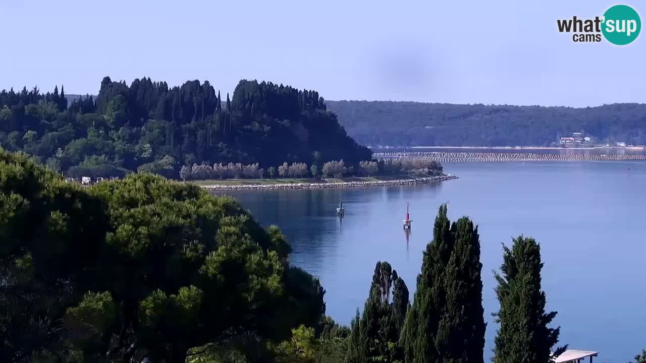 Spletna kamera Portorož plaža – Pogled z restavracije Bungalow