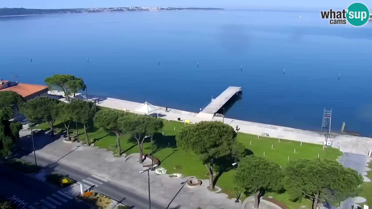 Web kamera Portorož plaža