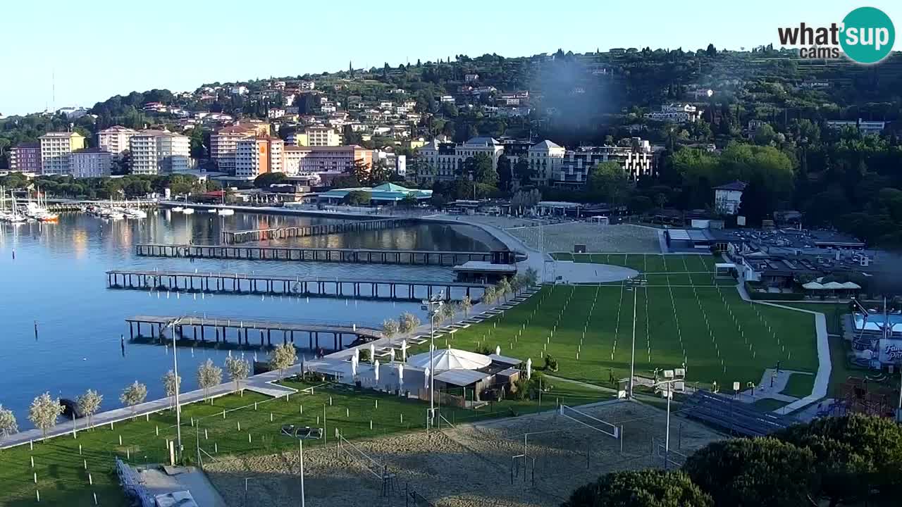 Webcam Plage Portorož – Bungalow