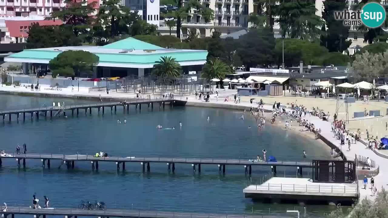 Webcam Live Portorož Strand – Bungalow
