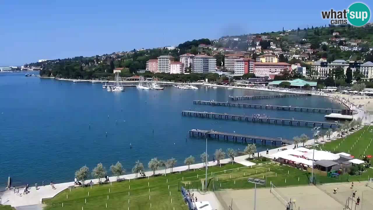 Webcam Playa Portorož – Bungalow