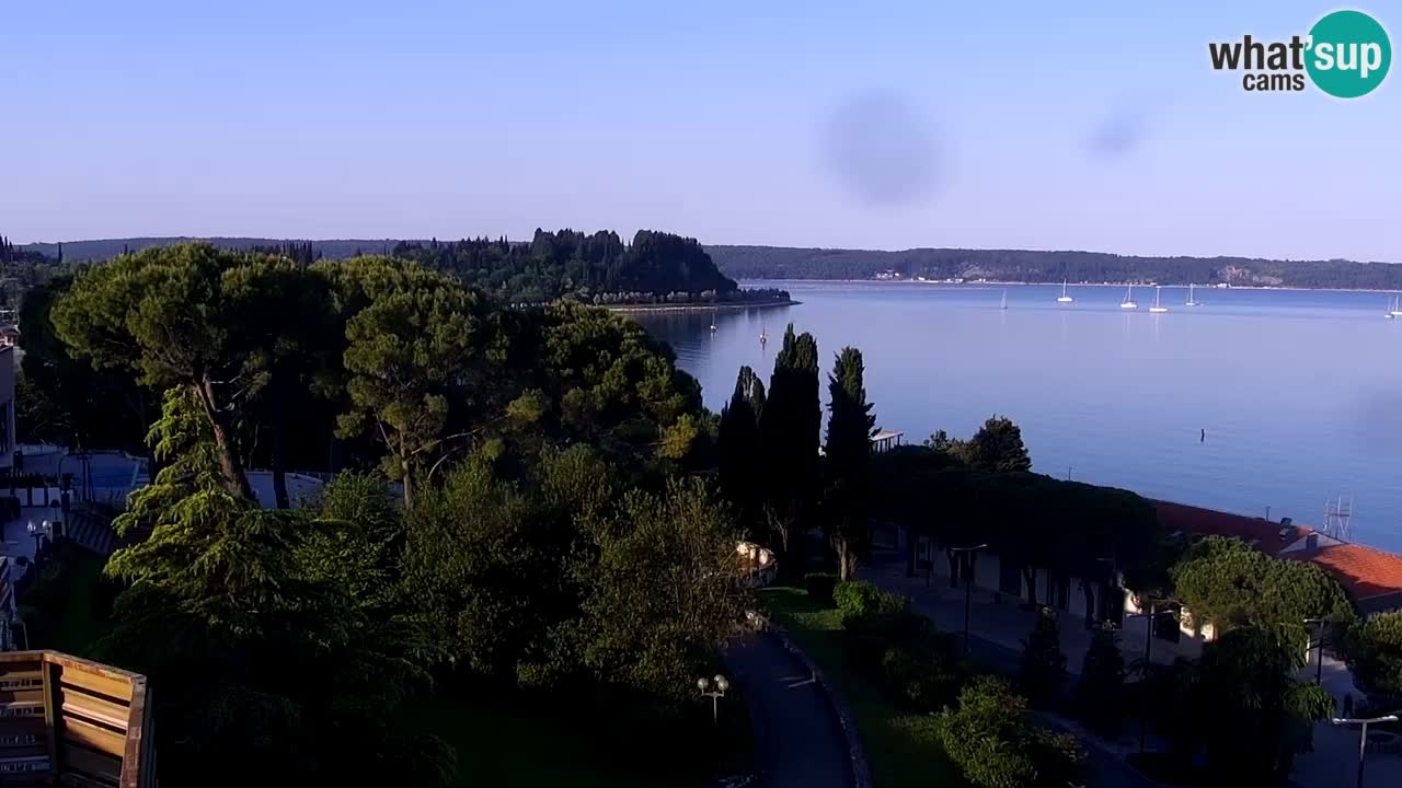 Webcam spiaggia Portorose – Vista dal ristorante Bungalow