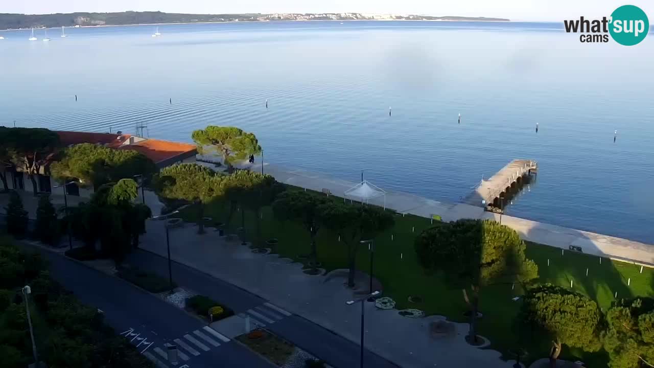 Webcam spiaggia Portorose – Vista dal ristorante Bungalow