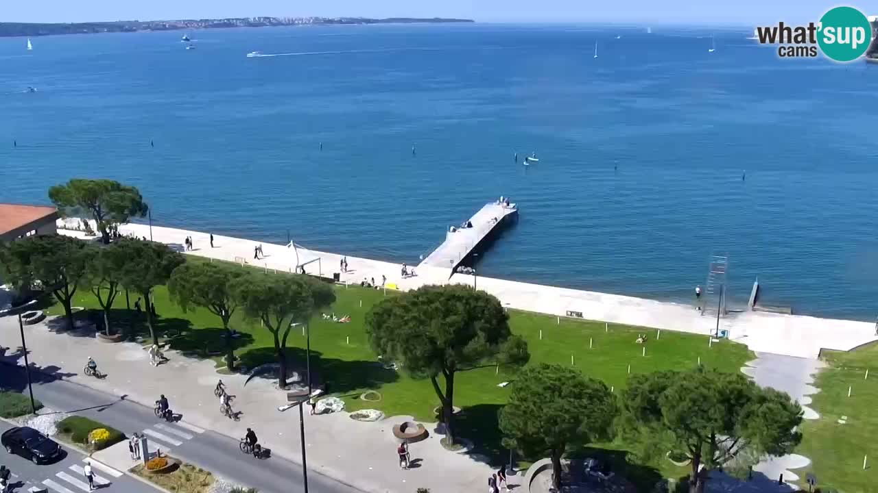 Webcam Live Portorož Strand – Bungalow
