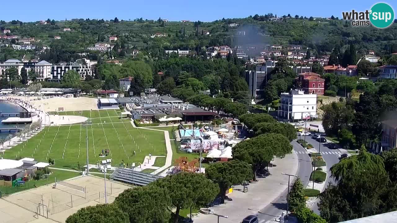Webcam Live Portorož Strand – Bungalow