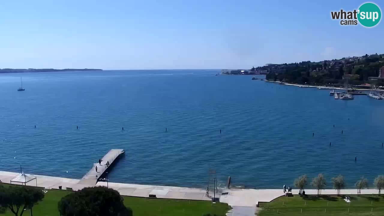 Webcam Portorož Panoramic view from Casino Portoroz