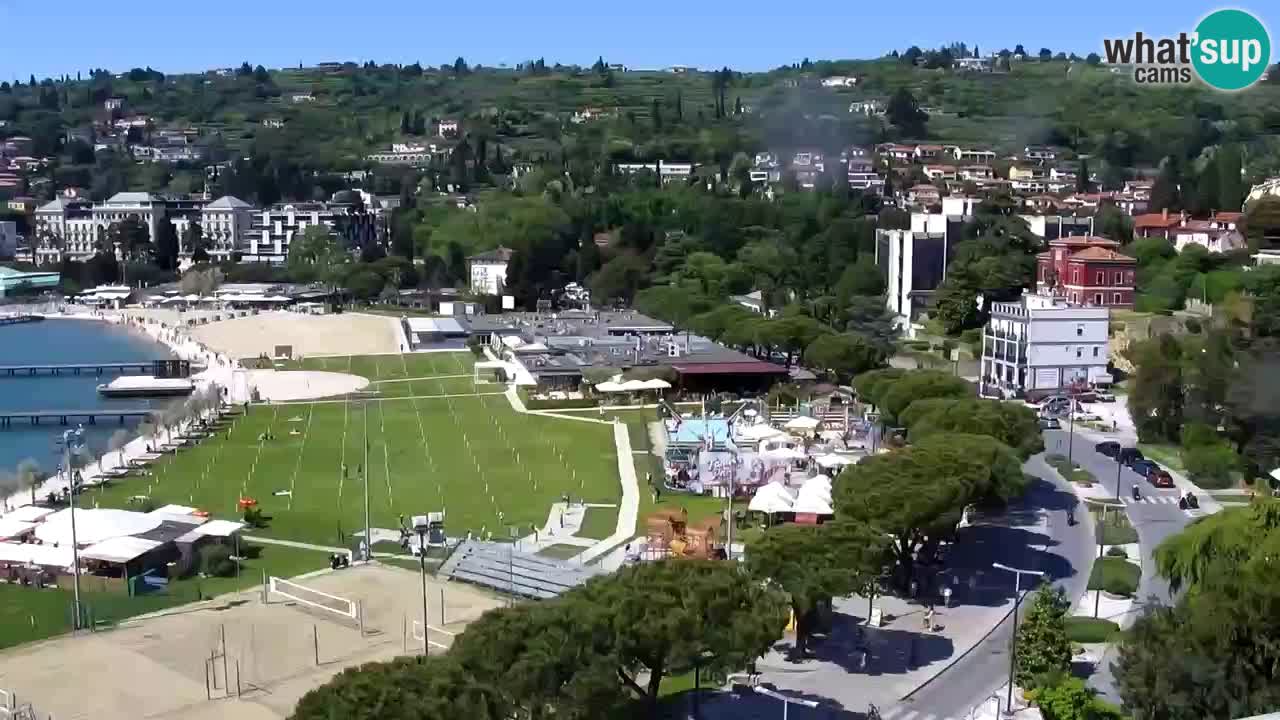 Web kamera Portorož plaža