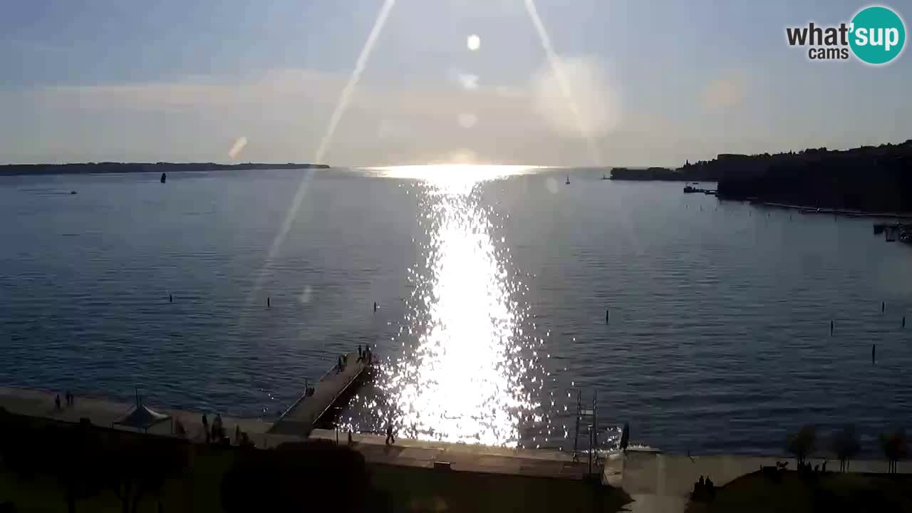 Web kamera Portorož plaža