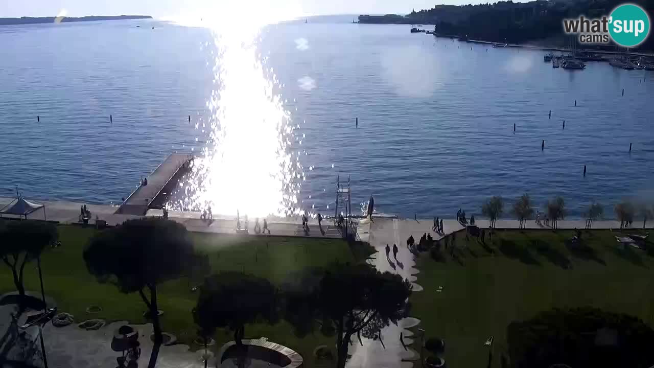 Webcam Portorož Panoramic view from Casino Portoroz