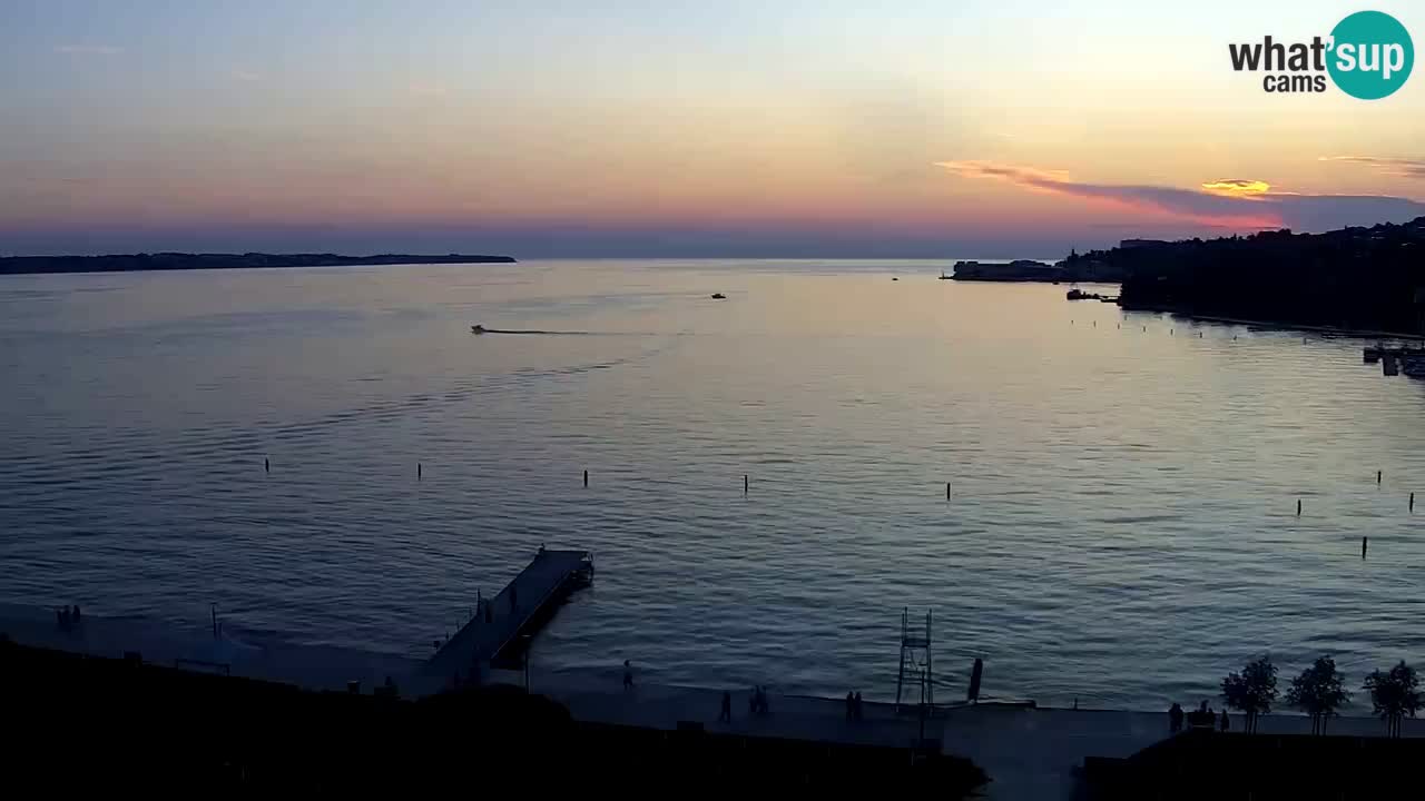 Webcam Live Portorož Strand – Bungalow