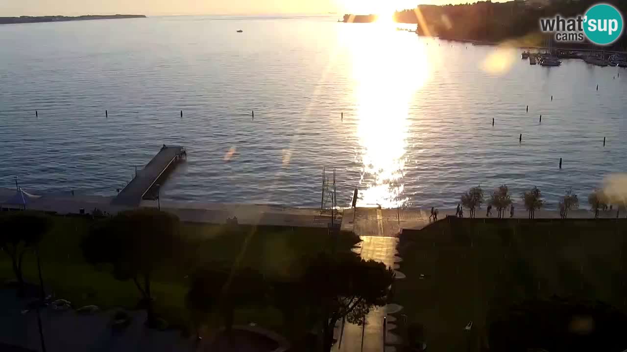 Webcam Playa Portorož – Bungalow