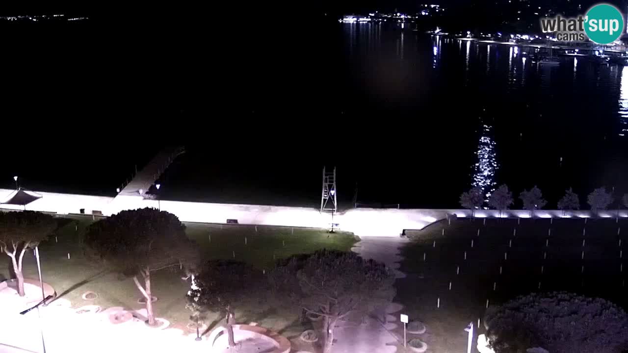 Spletna kamera Portorož plaža – Pogled z restavracije Bungalow