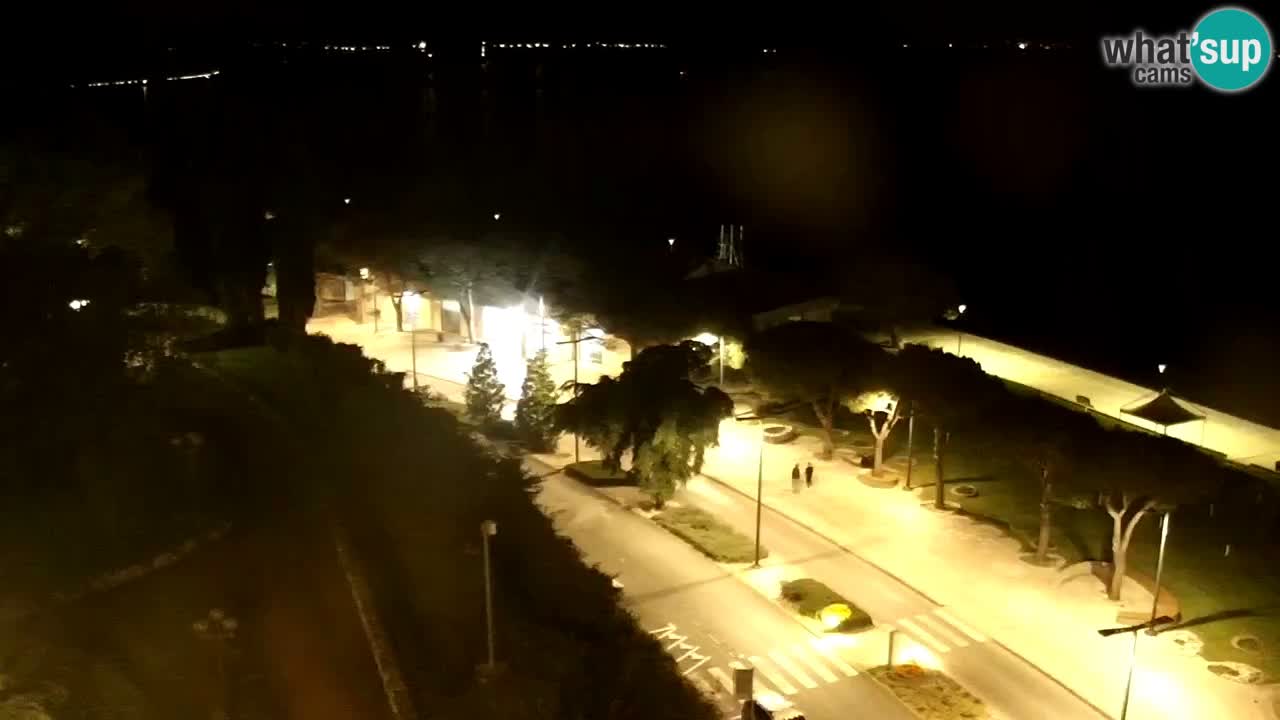 Spletna kamera Portorož plaža – Pogled z restavracije Bungalow