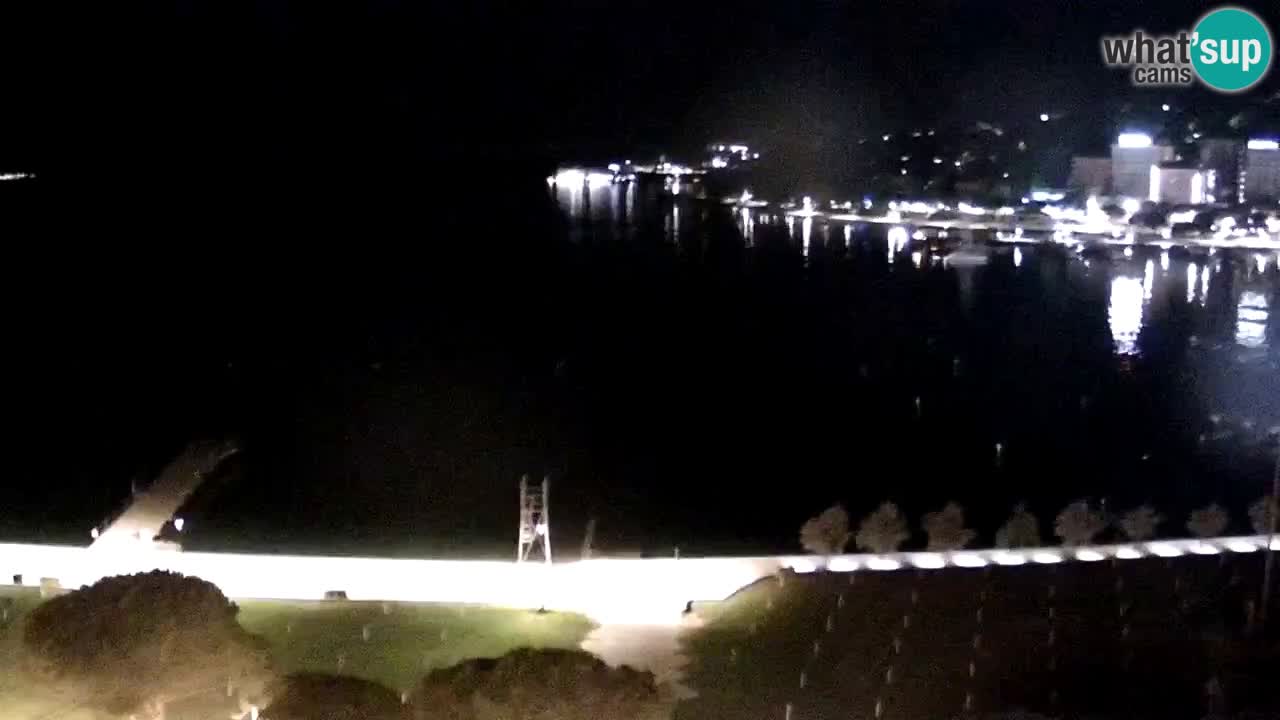 Spletna kamera Portorož plaža – Pogled z restavracije Bungalow
