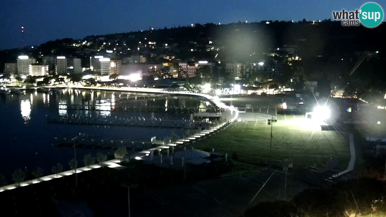 Webcam Live Portorož Strand – Bungalow