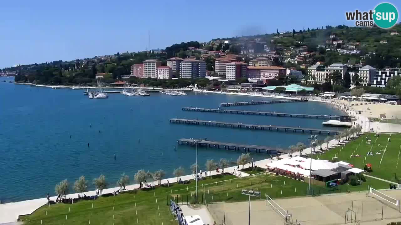 Webcam Live Portorož Strand – Bungalow