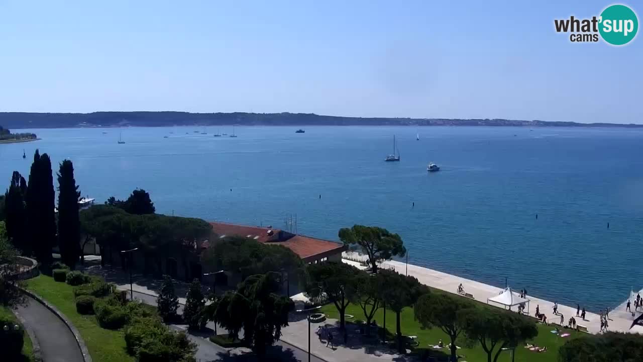 Webcam Live Portorož Strand – Bungalow