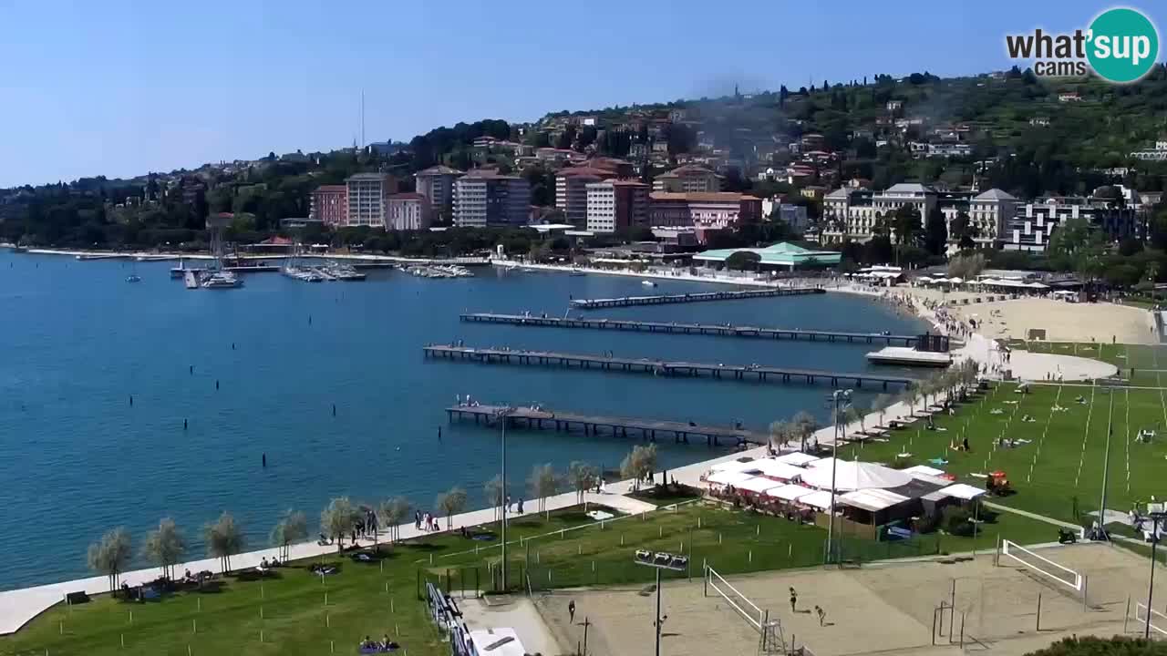 Webcam Portorož – Panorama