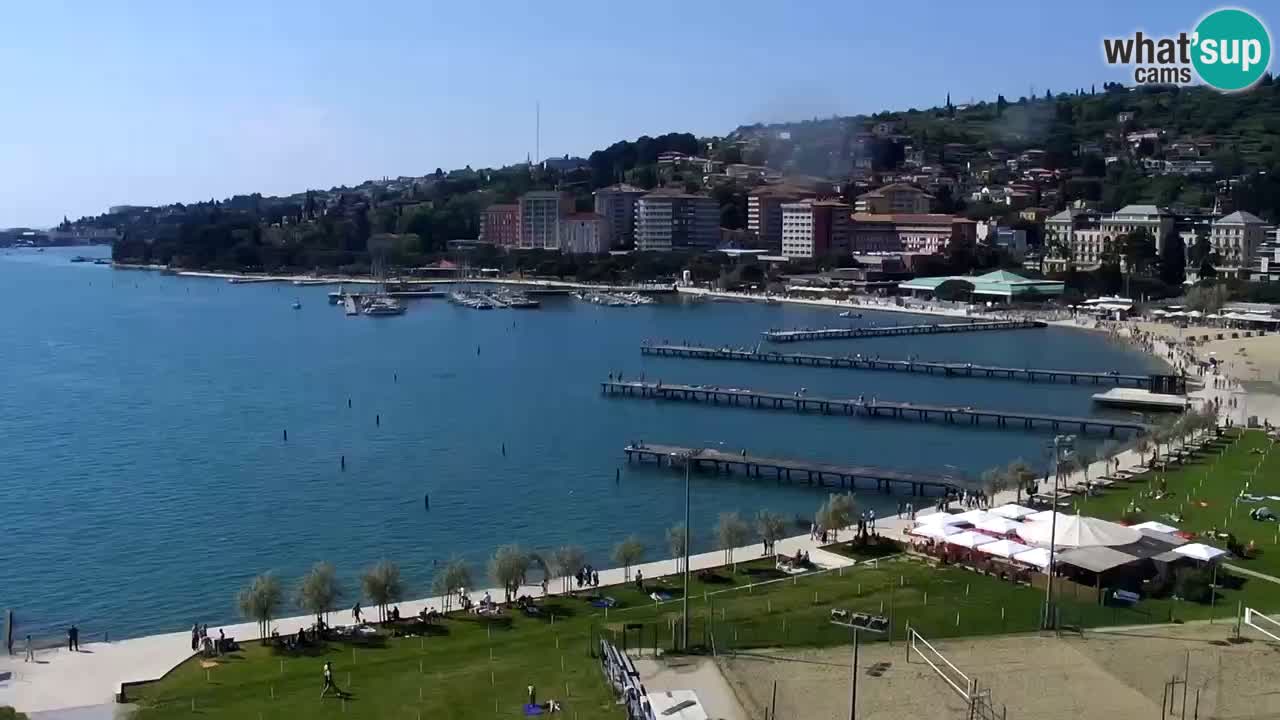Webcam Plage Portorož – Bungalow