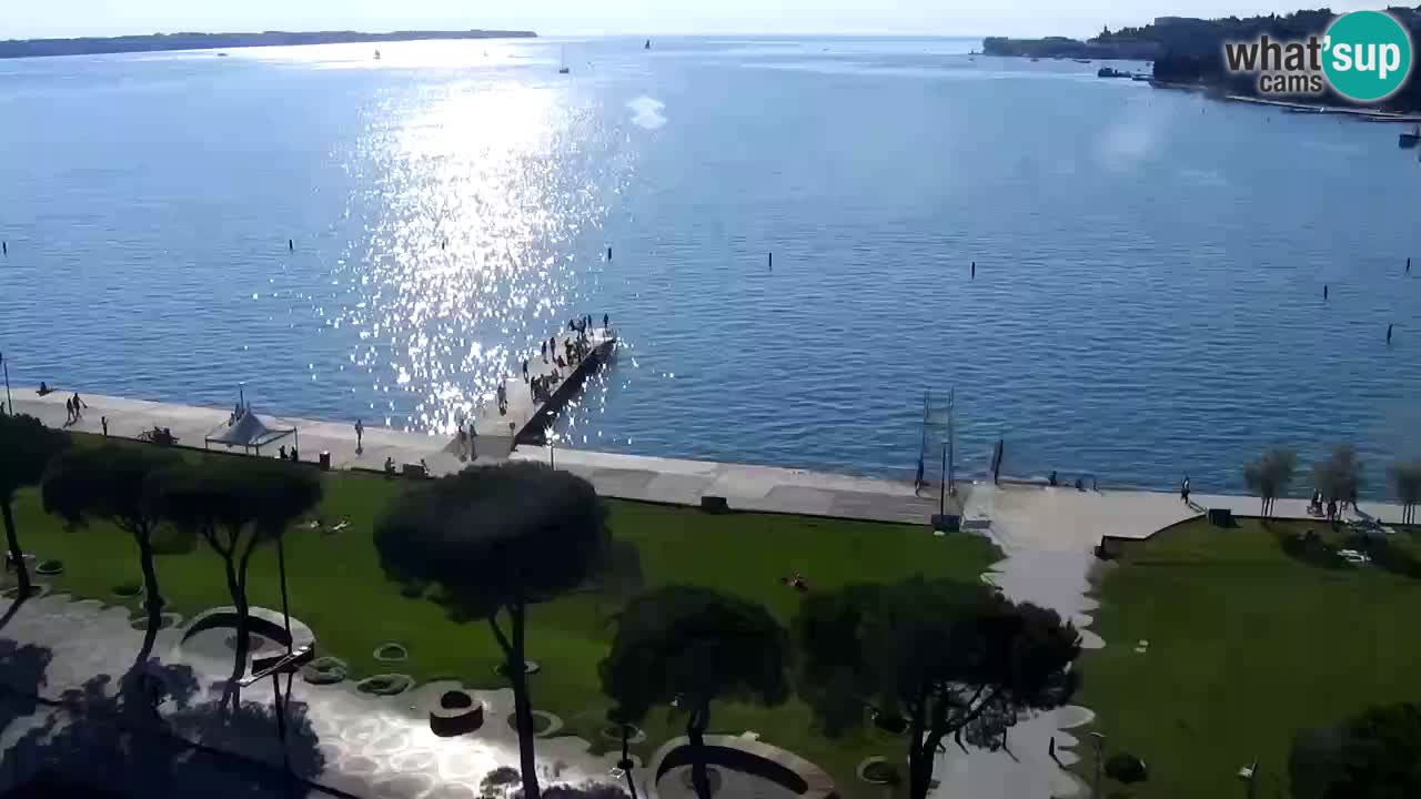 Webcam spiaggia Portorose – Vista dal ristorante Bungalow