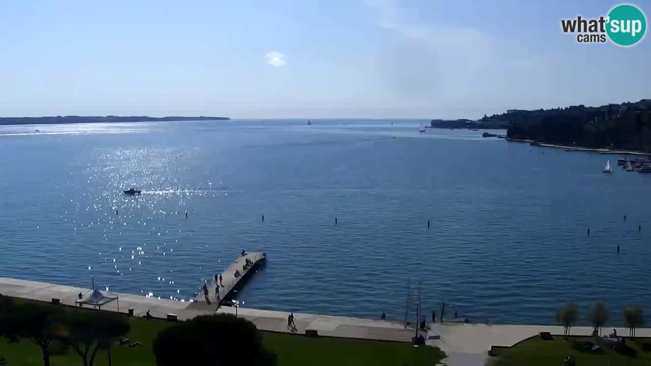 Webcam spiaggia Portorose – Vista dal ristorante Bungalow