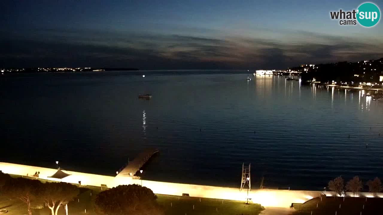Webcam spiaggia Portorose – Vista dal ristorante Bungalow