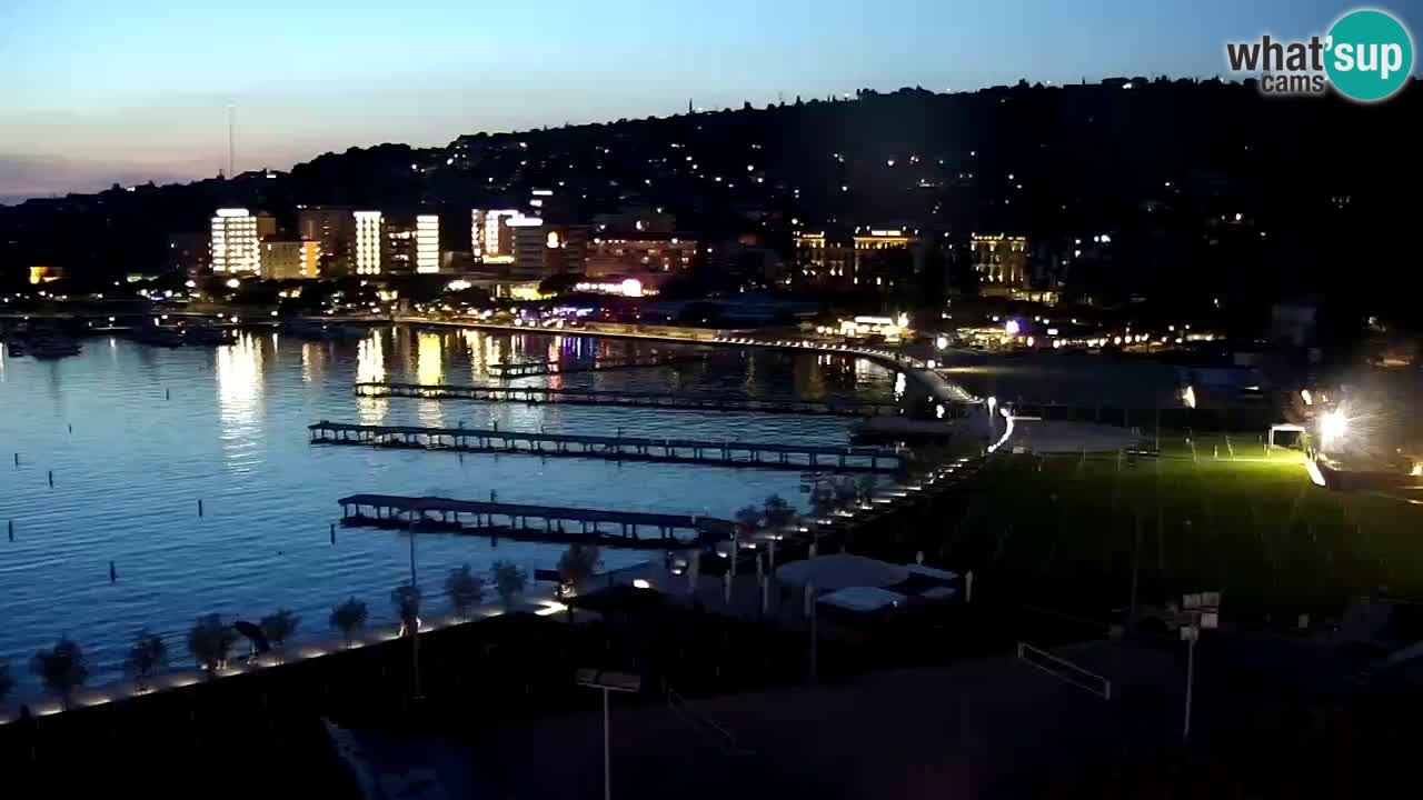 Webcam Plage Portorož – Bungalow