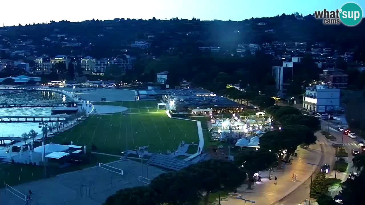 Webcam Live Portorož Strand – Bungalow