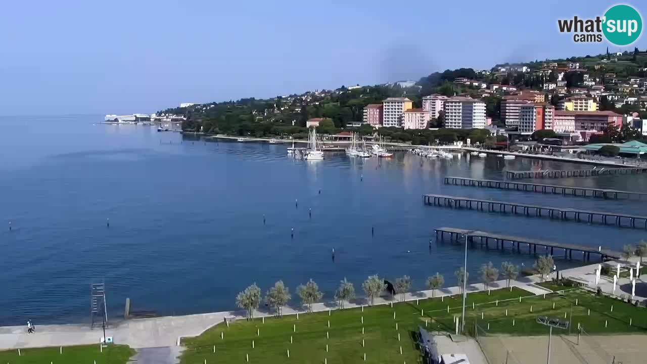 Web kamera Portorož plaža