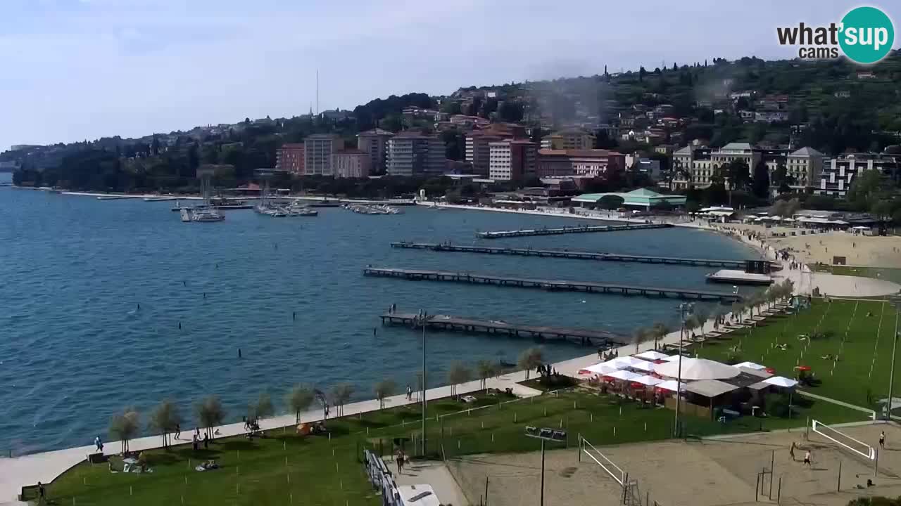 Webcam Live Portorož Strand – Bungalow