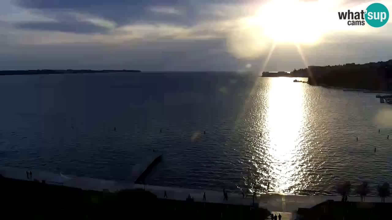 Webcam Live Portorož Strand – Bungalow