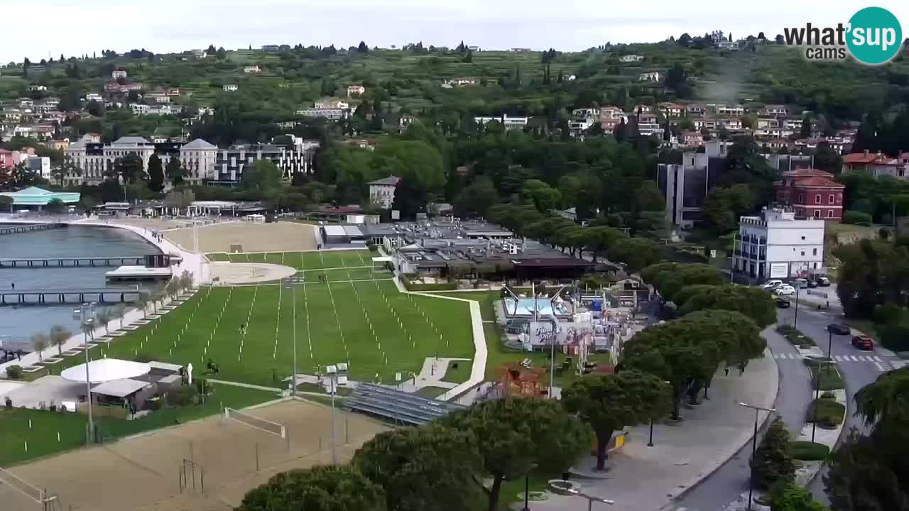 Webcam Playa Portorož – Bungalow