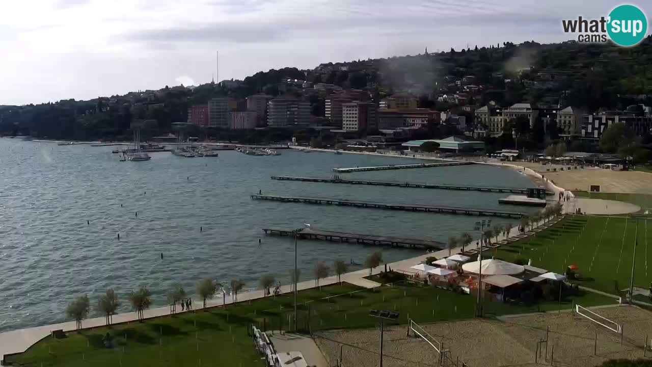 Portorož – panorama webcam