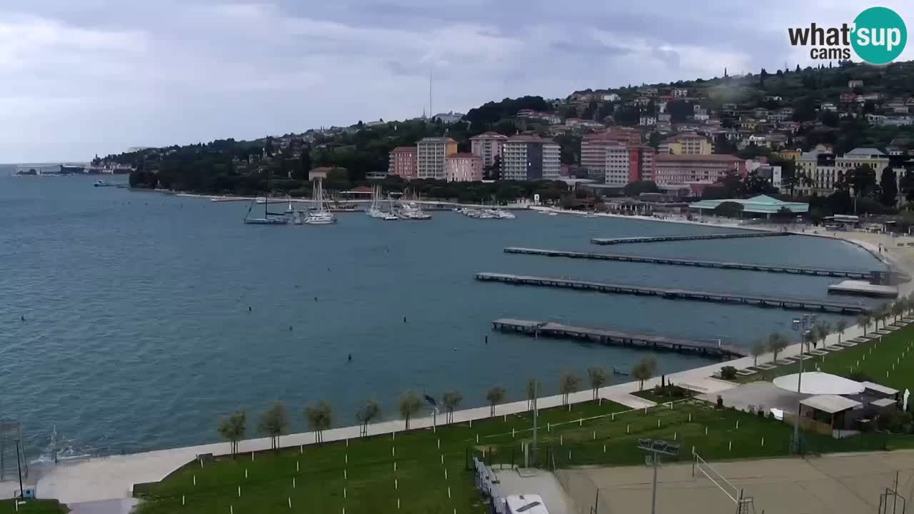 Portorož – panorama webcam